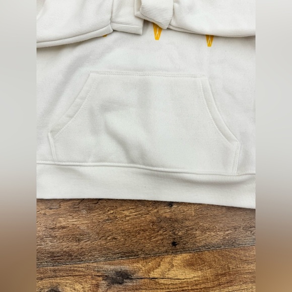 Cat & Jack Mermaid Beach' Fleece Pullover Sweatshirt - Cream XS, NWT - Picture 6 of 6